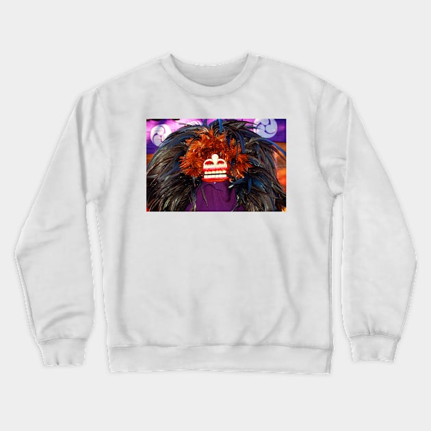 Purple Monster Crewneck Sweatshirt by WaterGardens